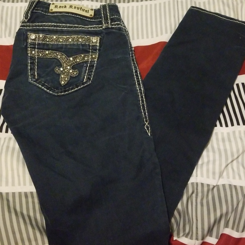 Rock revival skinny jeans